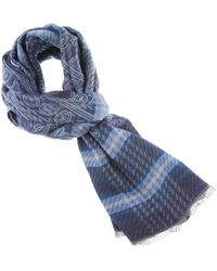 Etro Schal für Herren Günstig im Sale - Blau