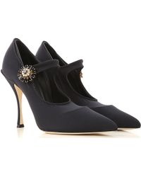 Dolce & Gabbana Zapatos de Tacón de Salón Baratos en Rebajas - Negro