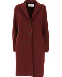 Harris Wharf London Manteau Femme - Rouge