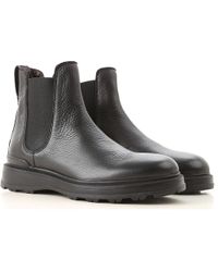 Woolrich Botte Chelsea Femme Pas cher en Soldes - Noir