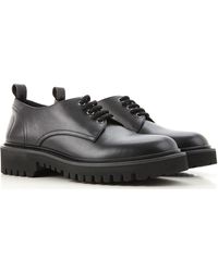 Valentino Lace Up Shoes For Men Oxfords - Black