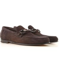 Santoni Mocassini Uomo - Marrone