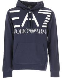 emporio armani tape hoodie