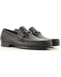 Ferragamo Mocassin Homme Pas cher en Soldes Outlet - Noir