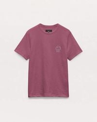 Rag & Bone - Sour Face Embroidered Tee - Lyst