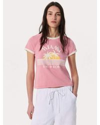 Rag & Bone - Miami Boxy Graphic Tee - Lyst