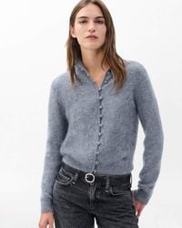 Rag & Bone - Jada Brushed Cashmere Cardigan - Lyst