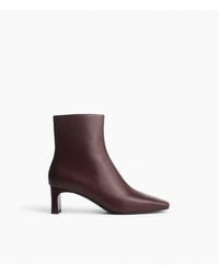 Rag & Bone - Avery Zip Leather Ankle Boots - Lyst