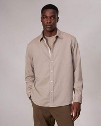 Rag & Bone - Finch Textured Striped Shirt - Lyst