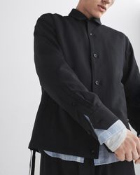 Rag & Bone - Finlay Wool Shirt Jacket - Lyst