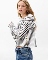 Rag & Bone - The Knit Striped Long-Sleeve Tee - Lyst