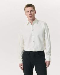 Rag & Bone - Tomlin Stretch-Cotton Dobby Shirt - Lyst