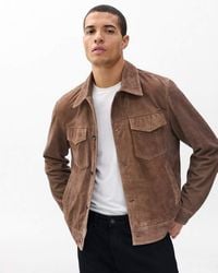 Rag & Bone - Rb Suede Trucker Jacket - Lyst