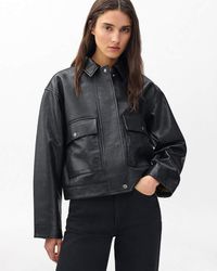 Rag & Bone - Nonie Lamb Leather Jacket - Lyst