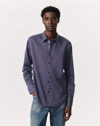 Rag & Bone - Tomlin Stretch-Cotton Dobby Shirt - Lyst