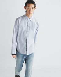 Rag & Bone - Fit 2 Engineered Cotton Stripe Oxford Shirt - Lyst