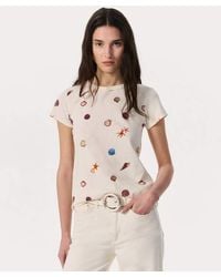 Rag & Bone - Seashell Graphic Tee - Lyst