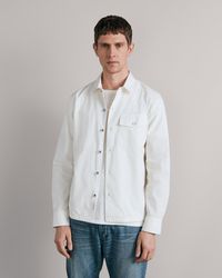Rag & Bone - Stanton Peached Cotton Long Sleeve Shirt Jacket - Lyst
