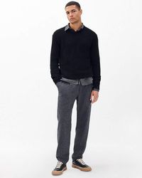 Rag & Bone - Evan Pleated Italian Houndstooth Trousers - Lyst
