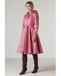 RainSisters - Fit And Flare Coat With Full Circle Skirt - Lyst