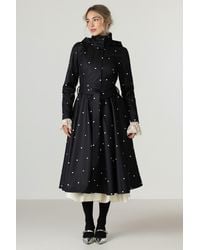 RainSisters - Fit And Flare Coat With A-Line Skirt - Lyst