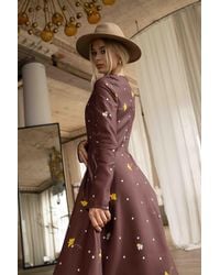 RainSisters - Fit And Flare Long Sleeve Dress - Lyst