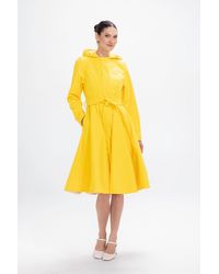 RainSisters - Fitted And Flared Coat With Full Circle Skirt - Lyst