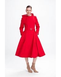 RainSisters - Double Breasted Trench Coat - Lyst