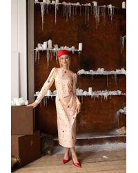 RainSisters - Long Sleeve Midi Dress - Lyst