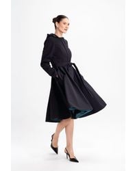 RainSisters - Fit And Flare Coat With Full Circle Skirt - Lyst