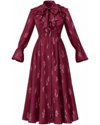 RainSisters - Floral Midi Dress With Ruffles - Lyst