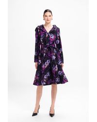 RainSisters - Fit And Flare Coat With A-Line Skirt - Lyst