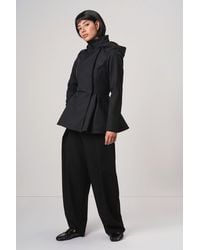 RainSisters - Jacket With Detachable Hood And Bow - Lyst