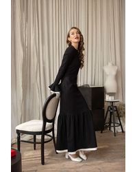 RainSisters - Long Sleeve Maxi Dress - Lyst