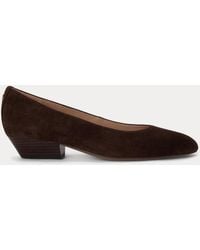 Ralph Lauren - Weslee Suede Ballet Flat - Lyst