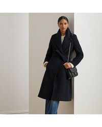 Ralph Lauren - Mantel Mit Bindegürtel - Lyst