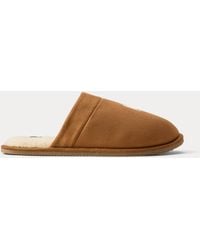 Polo Ralph Lauren - Klarence Microsuede Scuff Slipper - Lyst