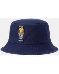 Ralph Lauren - Polo Bear Twill Bucket Hat - Lyst