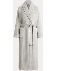 Ralph Lauren - Peignoir Chenille Châle Ceinturé - Lyst