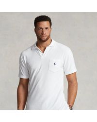 Ralph Lauren - Grotere Maten - Badstof Polo-shirt - Lyst