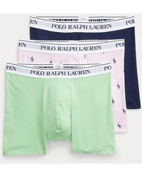 Polo Ralph Lauren - Drie Stretchkatoenen Boxershorts - Lyst