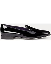 Ralph Lauren - Ralph Lauren Alonzo Patent Calfskin Slipper - Lyst