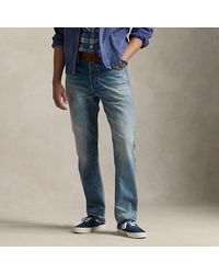 Ralph Lauren - Heritage Straight Distressed Jean - Lyst