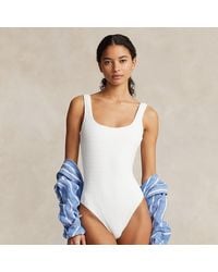 Polo Ralph Lauren - Scoopback One-piece Swimsuit - Lyst