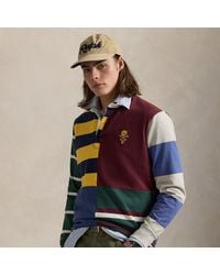 Polo Ralph Lauren - Classic Fit Jersey Patchwork Rugbyshirt - Lyst