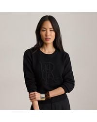 Ralph Lauren - Embroidered-Logo Combed Cotton Jumper - Lyst