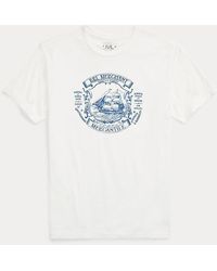 RRL - Camiseta de punto jersey estampada - Lyst