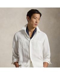 Polo Ralph Lauren - Classic Fit Linen-Silk Workshirt - Lyst