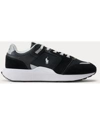 Polo Ralph Lauren - Train 89 V2 Suede-Panelled Trainer - Lyst