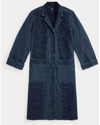 RRL - Bestickter Staubmantel Aus Jersey - Lyst